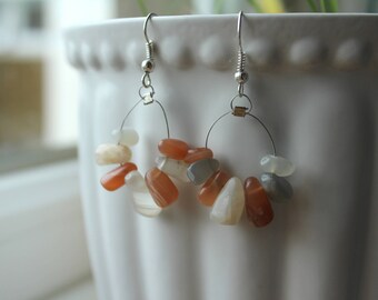 Moonstone Gem Earrings