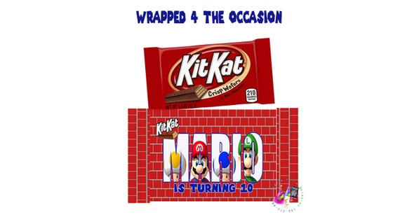 Download Blank Kit Kat Wrapper Template PSD