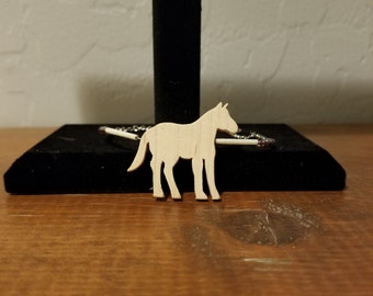 Wood Silhouette Horse Bracelet