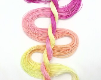 Size 20 "Peace" hand dyed thread 6 cord cordonnet tatting crochet cotton