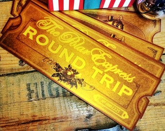 Polar Express Train Ticket - 3" x 8"