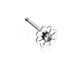 Daisy Breeze Sparkle Nose Stud Ring