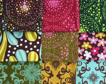 Chocolate Lollipop Anna Maria Horner 9 Quarter Yard set Please Read
