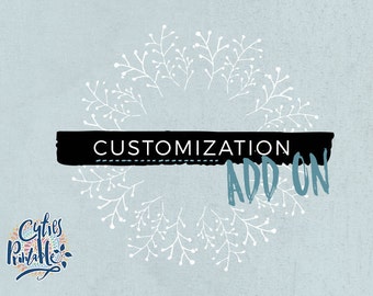 Customization add-on
