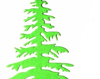 scrapbooking Christmas tree cutout