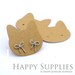 35X35MM Kraft Paper Cat shape Earring Display Tags/ Earring Display Cards / Earring Holder, Jewellery Supplies, Packaging (TAG03)