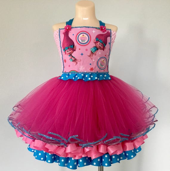 Trolls tutu trolls dress trolls costume poppy tutu poppy