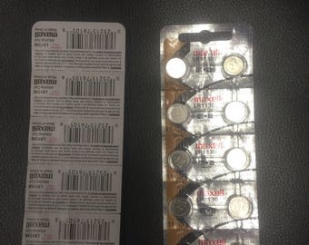 Replacement watch battery maxell LR1130 alkaline cell