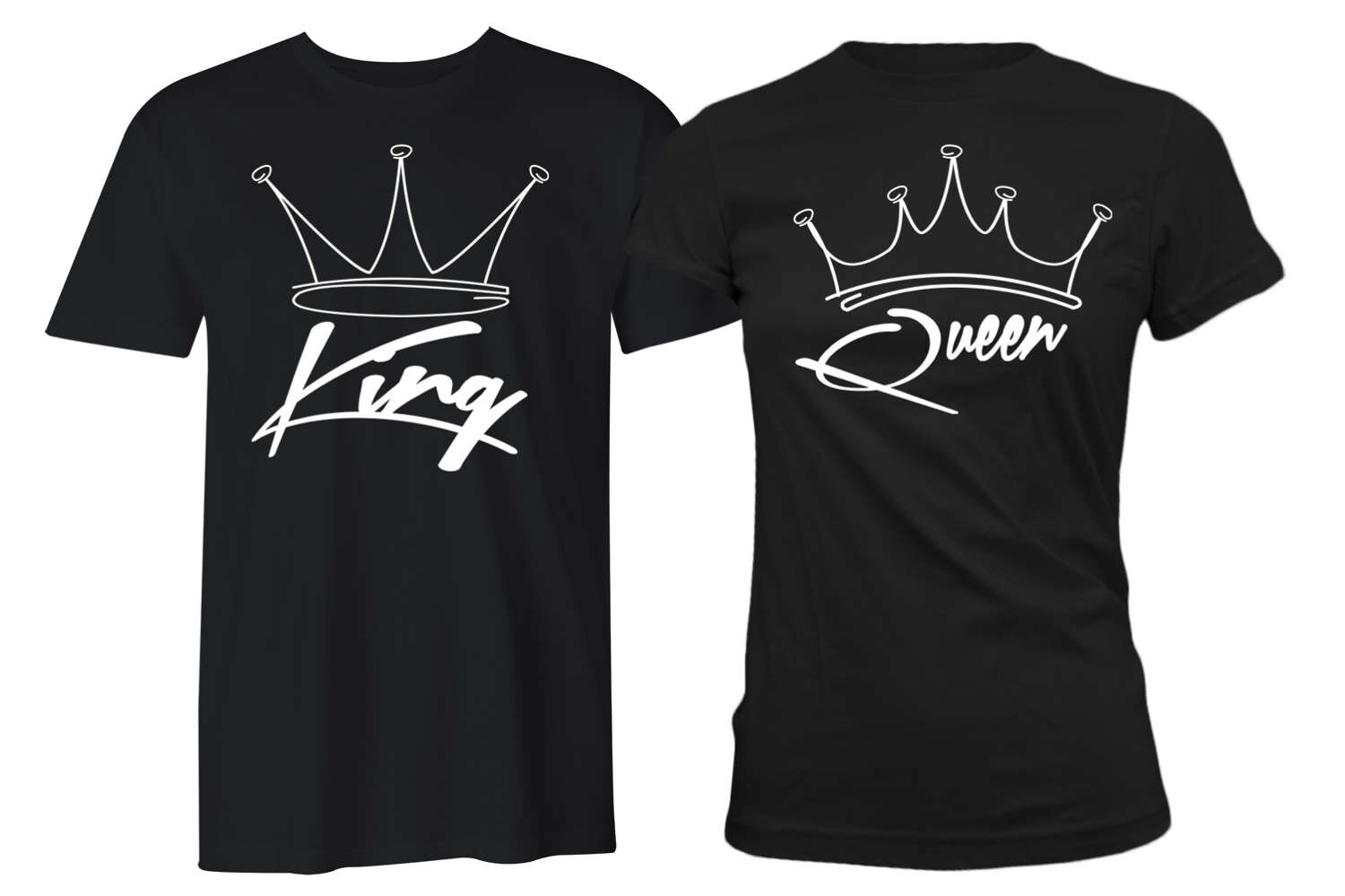 King And Queen Couple Shirts His And Hers Couple T Shirts