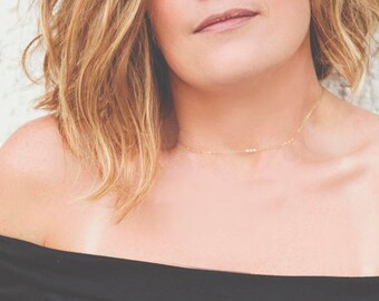 Dainty Gold Necklace - 14 Karat Gold Filled Necklace
