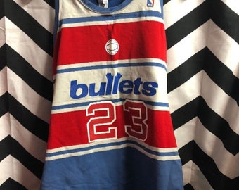 Vintage Nba Washington Bullets Basketball Jersey #23