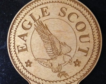 Eagle Scout Ornament Laser Engraved