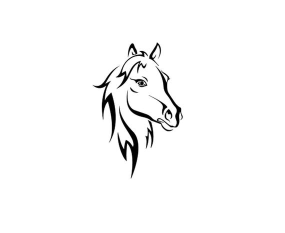 Download Pretty horse head download unique equine svg dxf eps ai