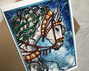 The (sleigh bell) Greeting Card