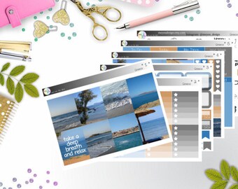 weekly kit - Greece (Erin Condren and Happy Planner Stickers)