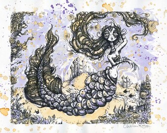 The Mermaid's Garden Tea painting