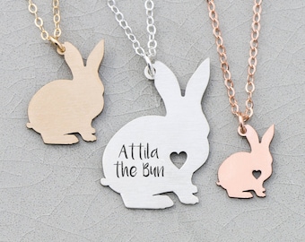 Bunny Necklace Pet Rabbit Memorial • Gift Bunny Silver Pet Bunny Rabbit Custom Bunny • Rose Gold Bunny Pendant Rabbit Loss Pet