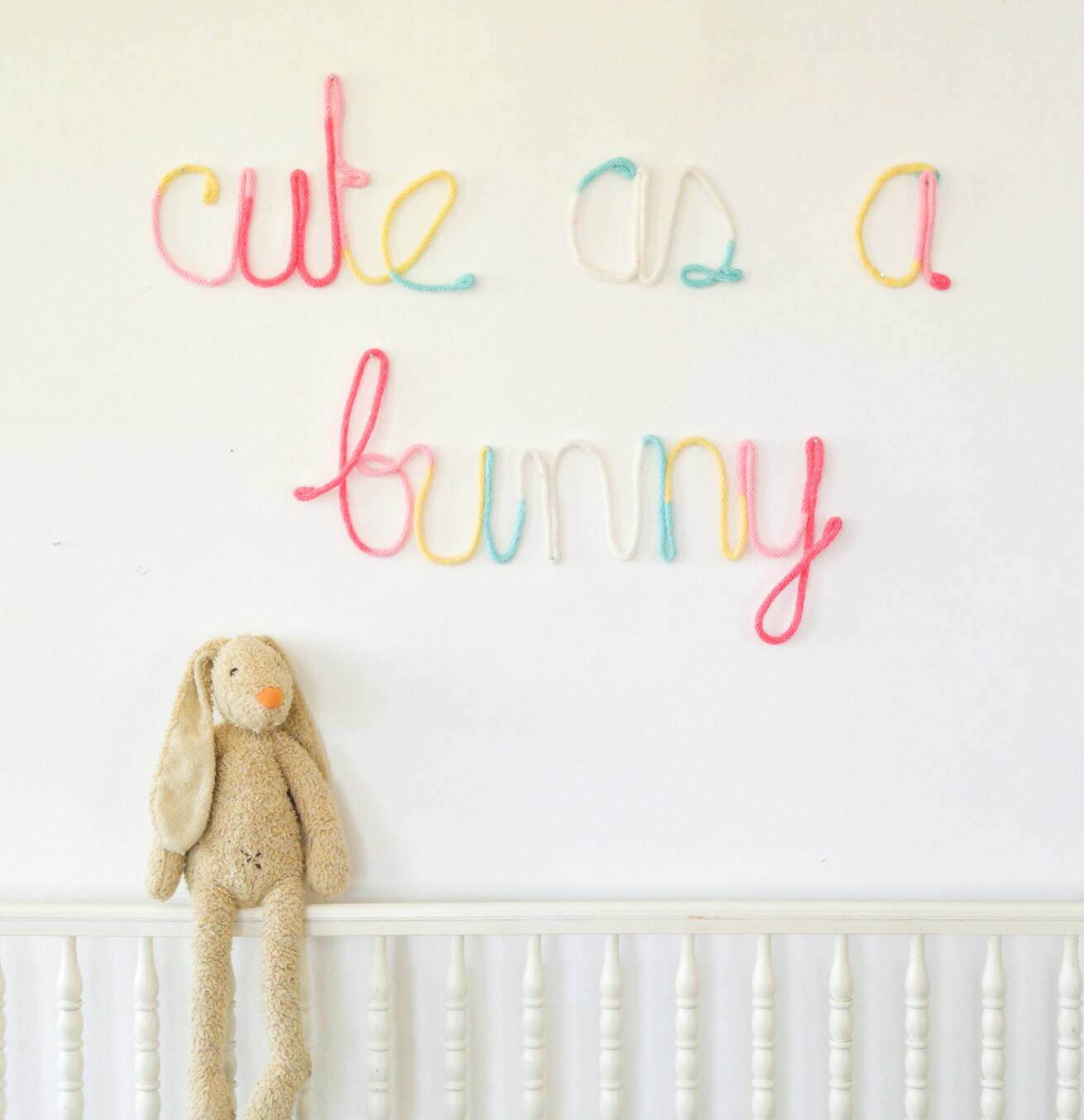 Wire Word Art Yarn Wire Words Wire Wall Art Custom Wire