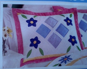 2 Quilted Pillow Shams, quilt, bedspread, home decor, bedding, pillow cases, pillow covers
