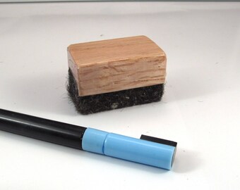 Mini Chalkboard or Dry Erase Eraser Handmade