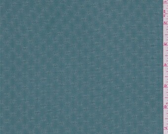 Viridian Green Diamond Leno Chiffon, Fabric By The Yard