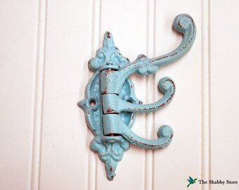 Coat Hook/Towel Hook/Wall Hook/Victorian Hook/Swing Arm Hook/Multi Hook/Ornate Hook/Distressed/French Country/ Cottage/Shabby Chic