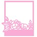 Flower Picture Frame Cut File .SVG .DXF .PNG