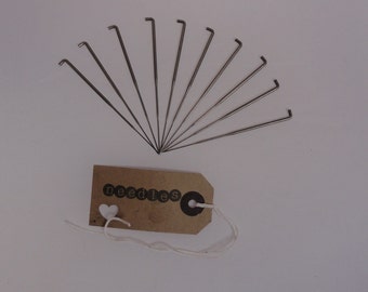 10 felting needles- star blade (38 gauge)