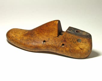 Vintage Shoe Form, Wood Shoe Form - circa 1920's