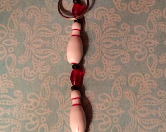 Father's Day, Bowling Dad, Bowling Pin Keychain, bowling, bowler, bowling fan, bowling pin, keychain, Bus Driver, Teacher, Coach