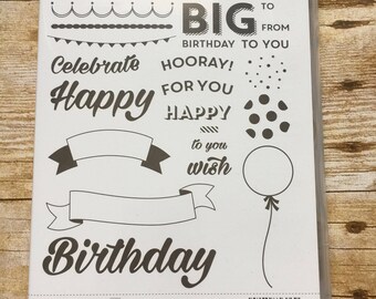 Birthday Brights photopolymer stamp set from Stampin'Up!