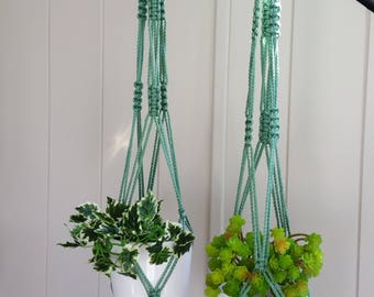 Macrame Plant Hanger - Sage