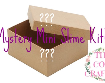 Mystery Mini Slime Kit! x3 2oz slimes! One 8oz slime and extras! Perfect for you! Clicky, Squishy, Stretchy!