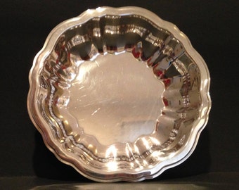 Vintage Bonbon Dish, Silver-plate, Oneida - Modern Baroque