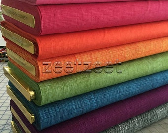 HEATH Crosshatch Alexander Henry Cotton Quilt Fabric by the Yard, Half Yard, or Fat Quarter - Choose from 10 COLORS