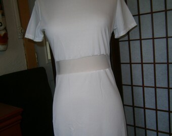 Women's Short Dress - See Thru Midriff