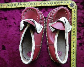 Soviet / ussr / child / kids / Baby shoes / 1970's
