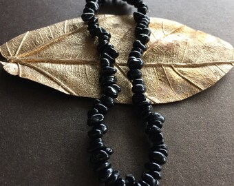 Black Tourmaline Anklet, Black Tourmaline Ankle Bracelet
