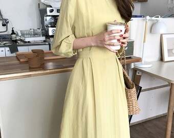 organic Cotton wrap dress - Wrap Dress-Natural cotton Dress- Dress with belt-Summer Dress-Long maxi Dress - romantic dress -flare long dress