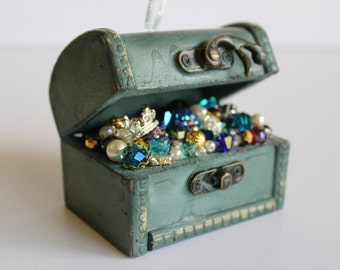Treasure Chest Ornament/Mermaid Treasure Chest