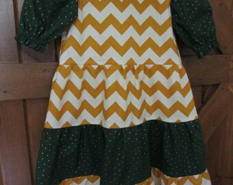 Girls LILLY Tiered Dress Size 5