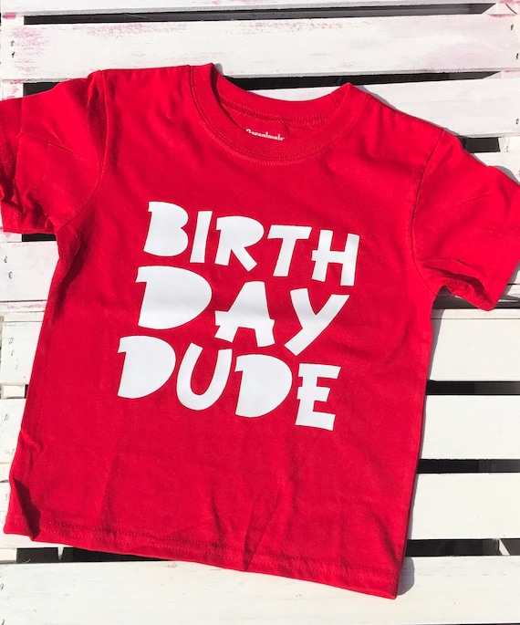 Birthday dude shirt birthday shirt boys birthdy tshirt