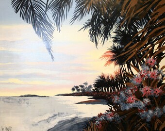 Lee Reynolds "On An Island" - Original Oil/Canvas - Retail 5,000 - COA - See Live at GallArt - Buy/Sell/Trade