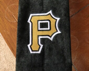 Embroidered Velour Hand Towel - Pittsburgh Pirates