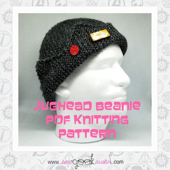 Jughead Jones Hat PDF knitting pattern