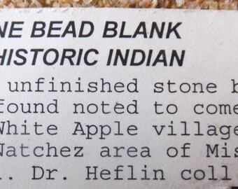 Ancient Stone Bead Blank