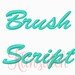 50% Sale!! Brush Script Embroidery Fonts 3 Sizes Fonts BX Fonts Embroidery Designs PES Fonts Alphabets - Instant Download