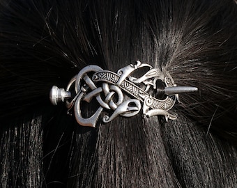 Vikings Dragon Hairpins Hair Clips Stick Slide Accessories