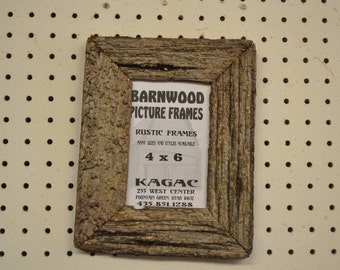 Rustic Barnwood 4 X 6 Plain BarnWood Picture Frame