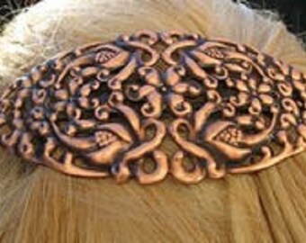 Copper Hair Barrette #4045C